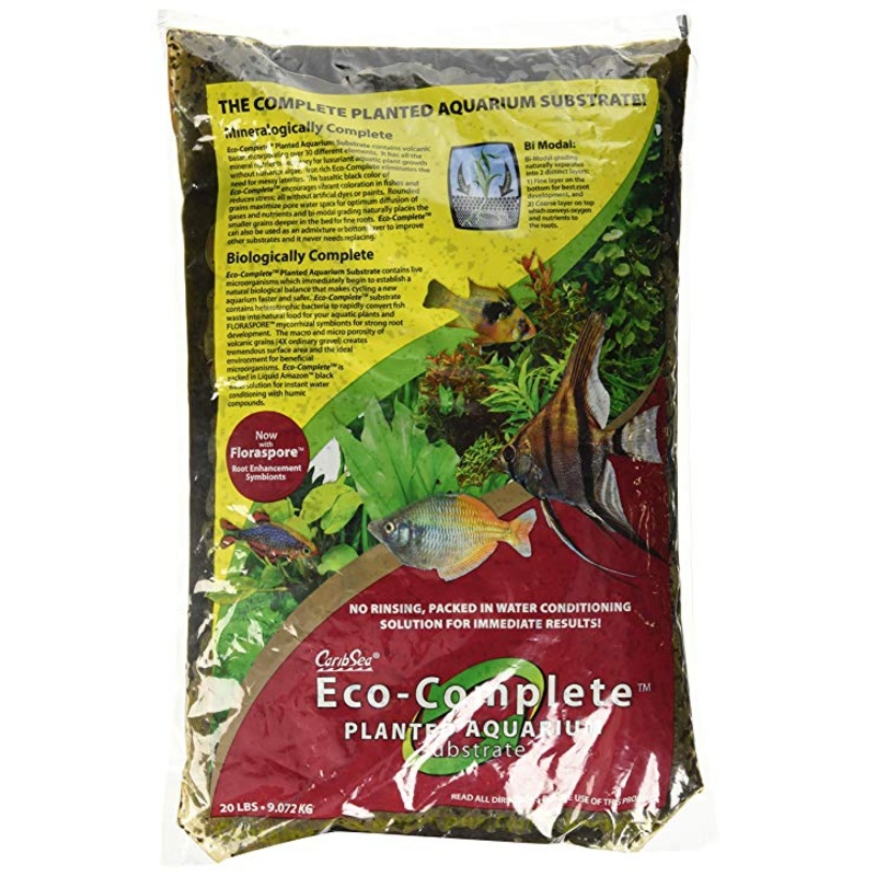 Eco-Complete Planted Aquarium Black, 20 lb.