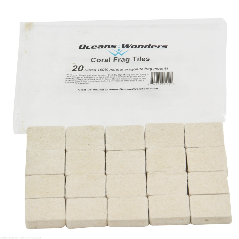 20pc Coral Frag Tiles