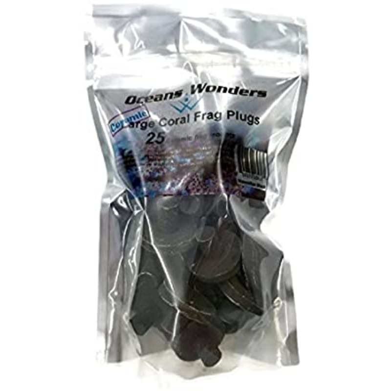 Ceramic Black Frag Plug Med/Large 100pc