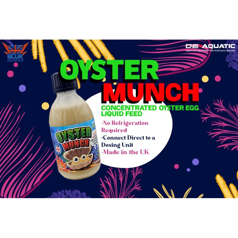 BCUK Oyster Munch 250ml Marine and Coral food