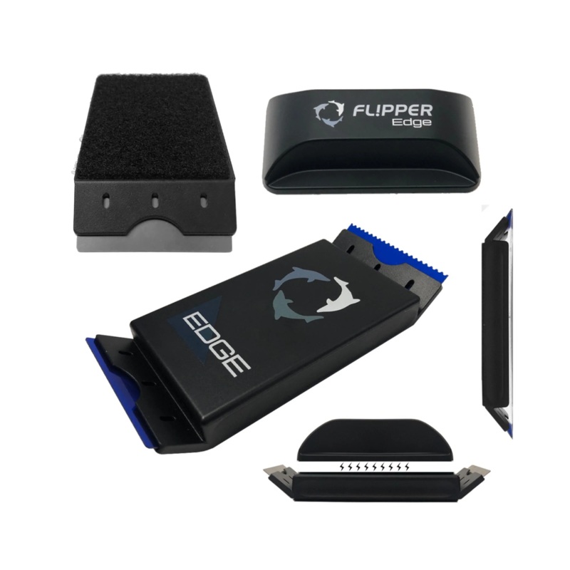 Flipper Edge (Standard) 2 in 1 Floating Magnetic Aquarium Algae Cleaner