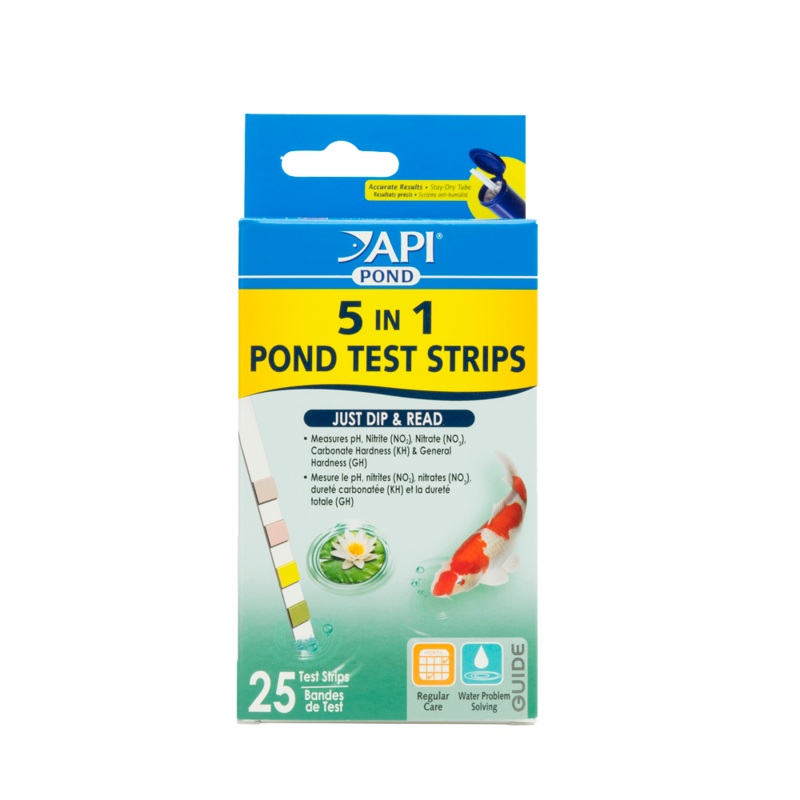 API - Pond Care 5 in 1 Quick Testing Strips (25pk)