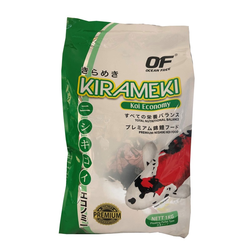 Kirameki - Premium Economy Koi Pond Mini Pellet (1kg)