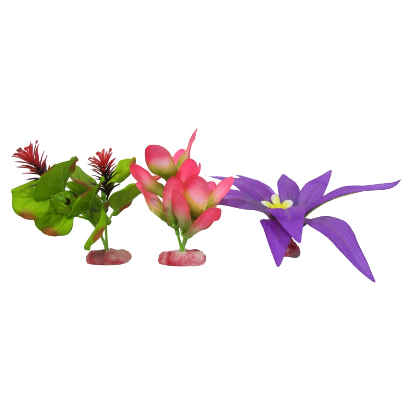 Aquamate - Betta Silk Plants Bright (3pk)