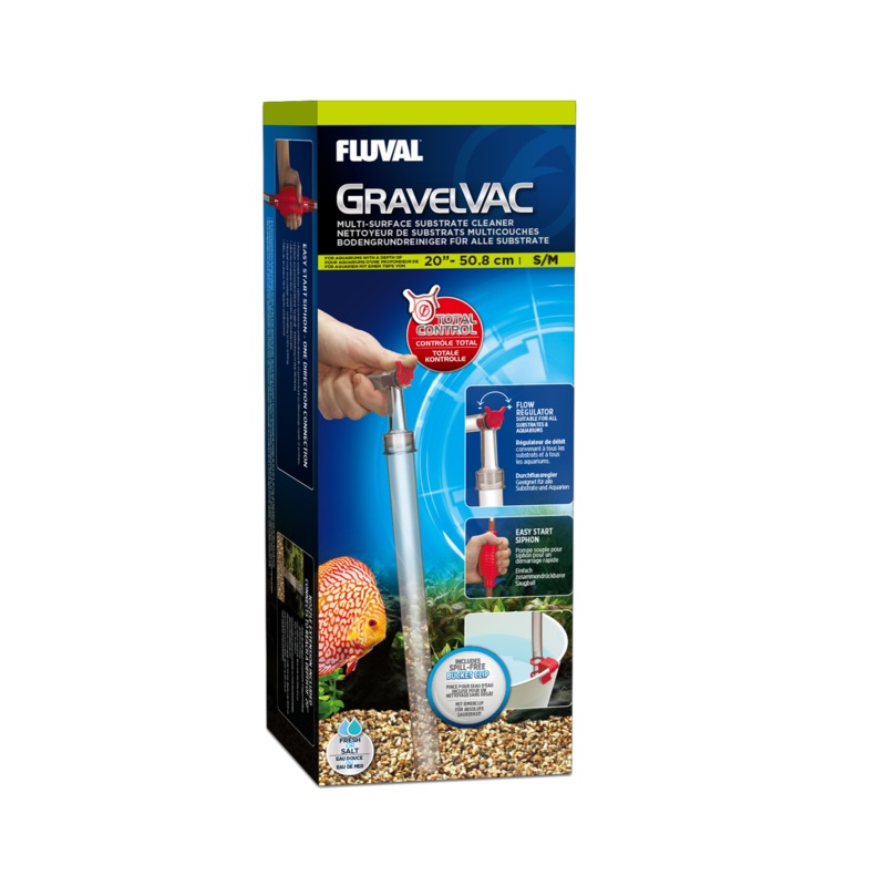 Fluval - Gravel Vac Multi-Surface Substrate Cleaner (Small/Medium)
