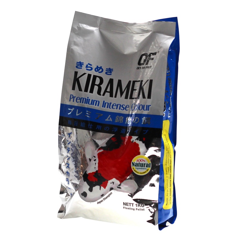 Kirameki - Premium Intense Colour Koi Pond Large Pellet (1kg)