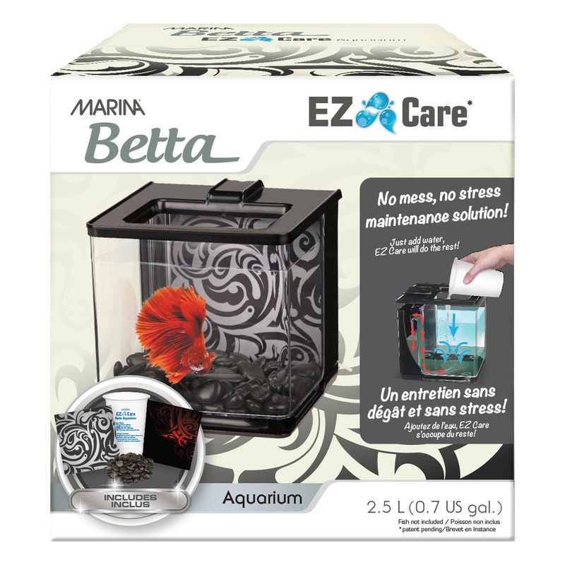 Marina - EZ Care Betta Kit (Black)