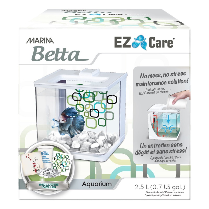 Marina - EZ Care Betta Kit (White)