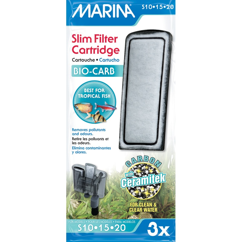 Marina - Slim Power Filter Carbon Cartridge (3pk)