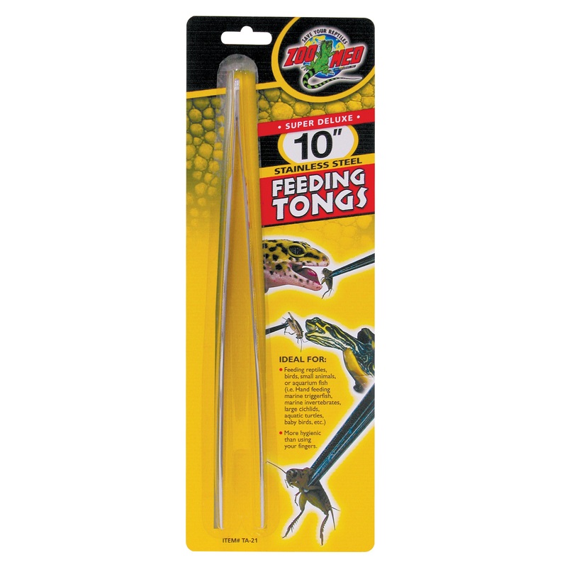 Zoo Med - Stainless Steel Feeding Tongs (10inch)