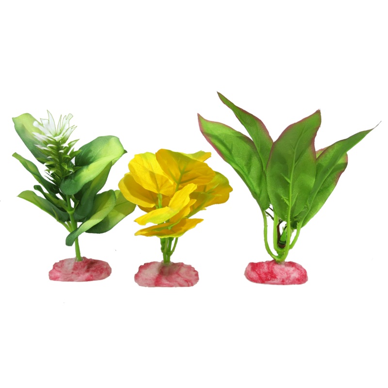 Aquamate - Betta Silk Plants Natural (3pk)
