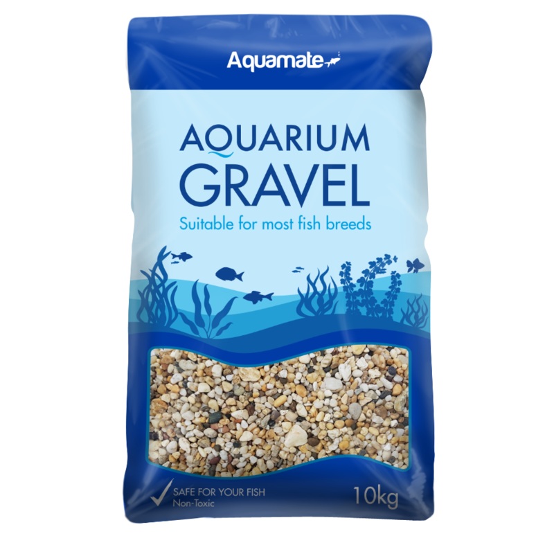 Aquamate - Natural Gravel 10kg (Gold)