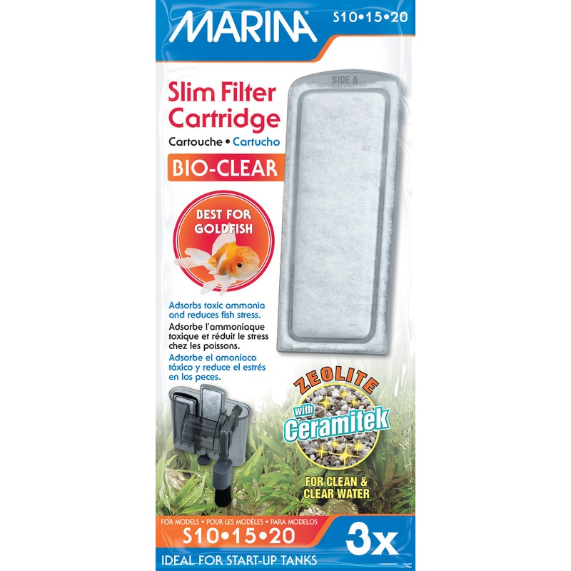 Marina - Slim Power Filter Zeolite Cartridge (3pk)