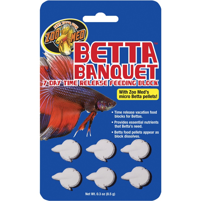 Zoo Med - Betta Banquet 7 Day Feeding Block (6pk)