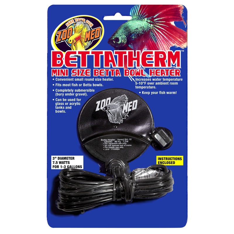 Zoo Med BettaTherm Mini Size Betta Bowl Heater