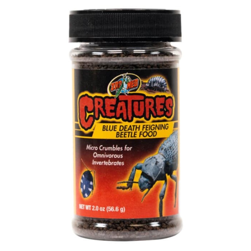 Zoo Med Creatures Blue Death Feigning Beetle Food 2 oz.