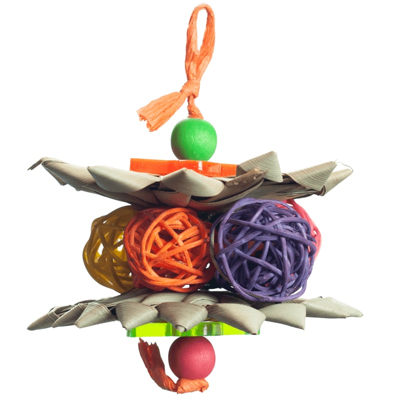 A&E Nibbles Palm Star Stack Chew Toy