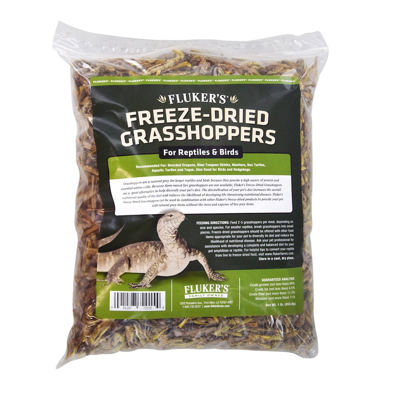 Fluker Freeze Dried Grasshoppers 1 lb.