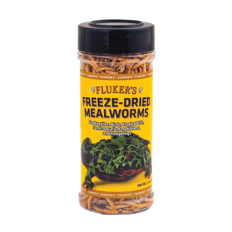 Fluker Freeze Dried Mealworms 1.7 oz.