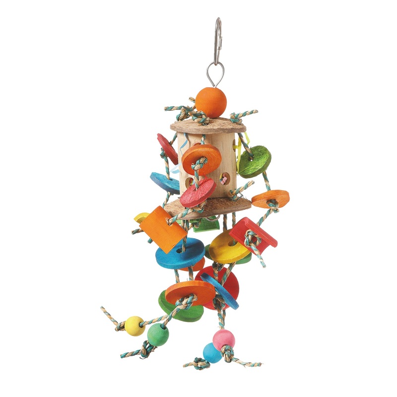 Hari Smart Play Coconut Merry-Go-Round Parrot Toy