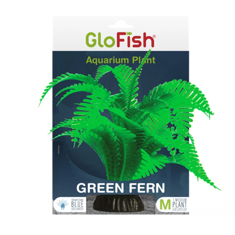 Tetra GloFish Green Fern Aquarium Plant