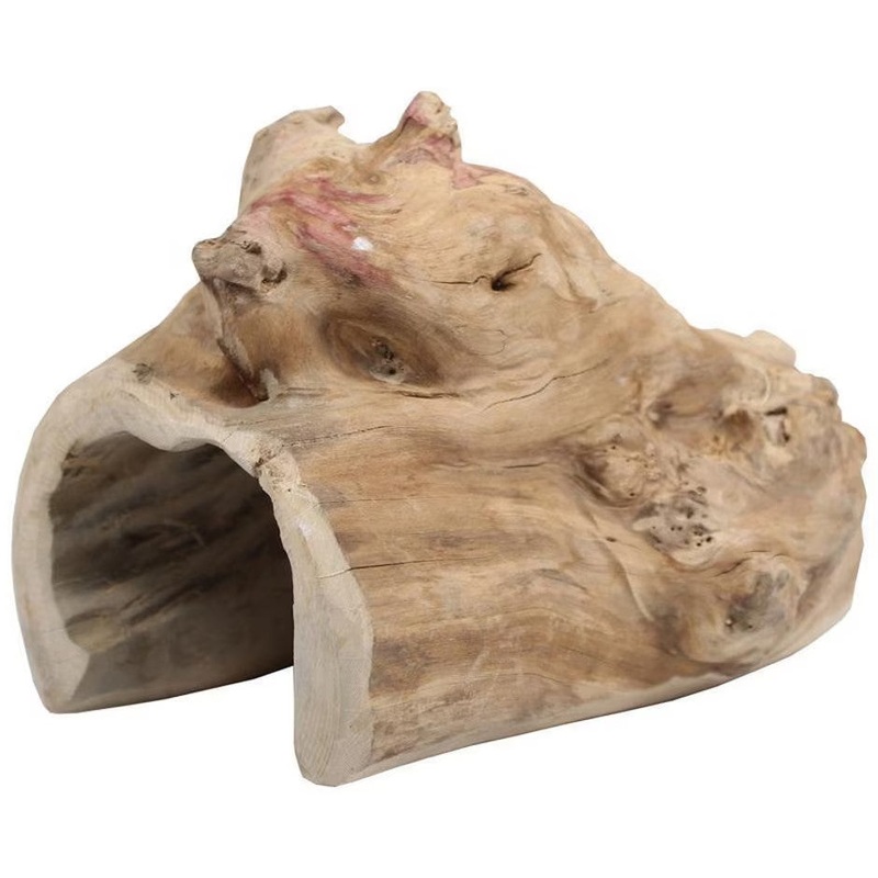 A&E Java Wood Reptile Hideout Small