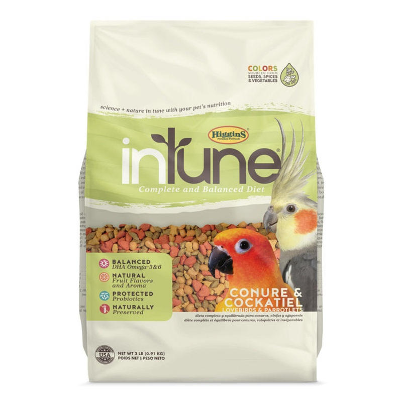 Higgins Intune Complete Conure & Cockatiel Food 2 lb.