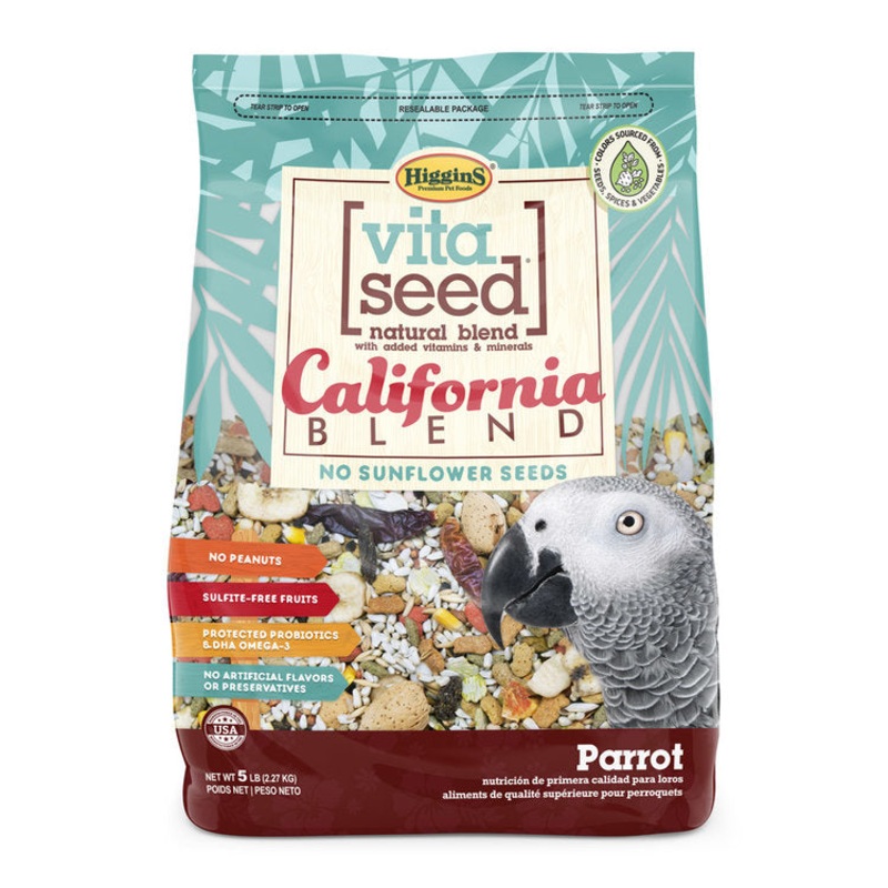 Higgins Vita Seed California Blend Parrot Food 5 lb.