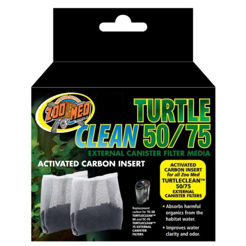 Zoo Med Turtle Clean 50/75 Carbon 2 pack