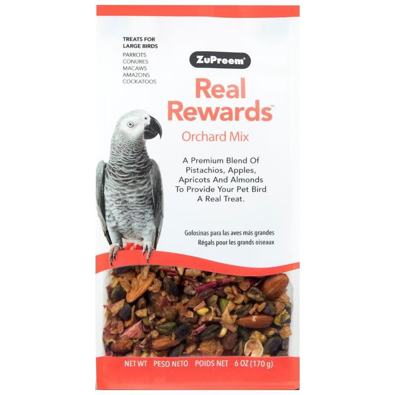 ZuPreem Real Rewards Orchard Mix Large 6 oz.