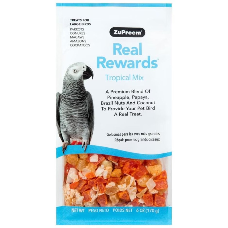 ZuPreem Real Rewards Tropical Mix Large 6 oz.
