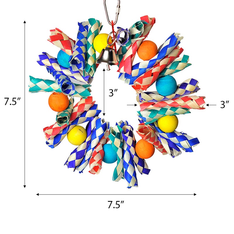 A&E Happy Beaks Fiesta Wreath Small