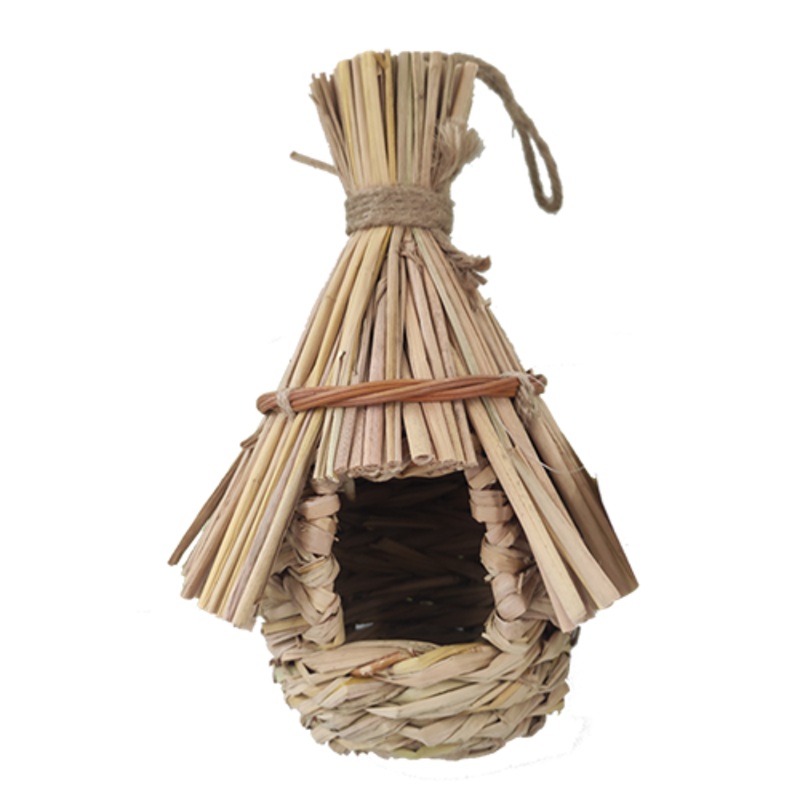 A&E Happy Beaks Tiki Hut Nest For Finch