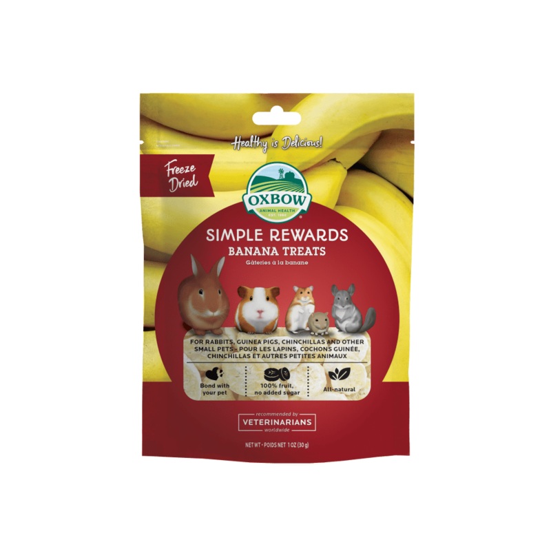 Oxbow Simple Rewards Banana Treats 1 oz.