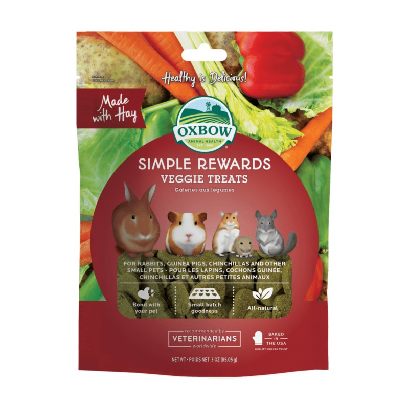 Oxbow Simple Rewards Veggie Treats 3 oz.