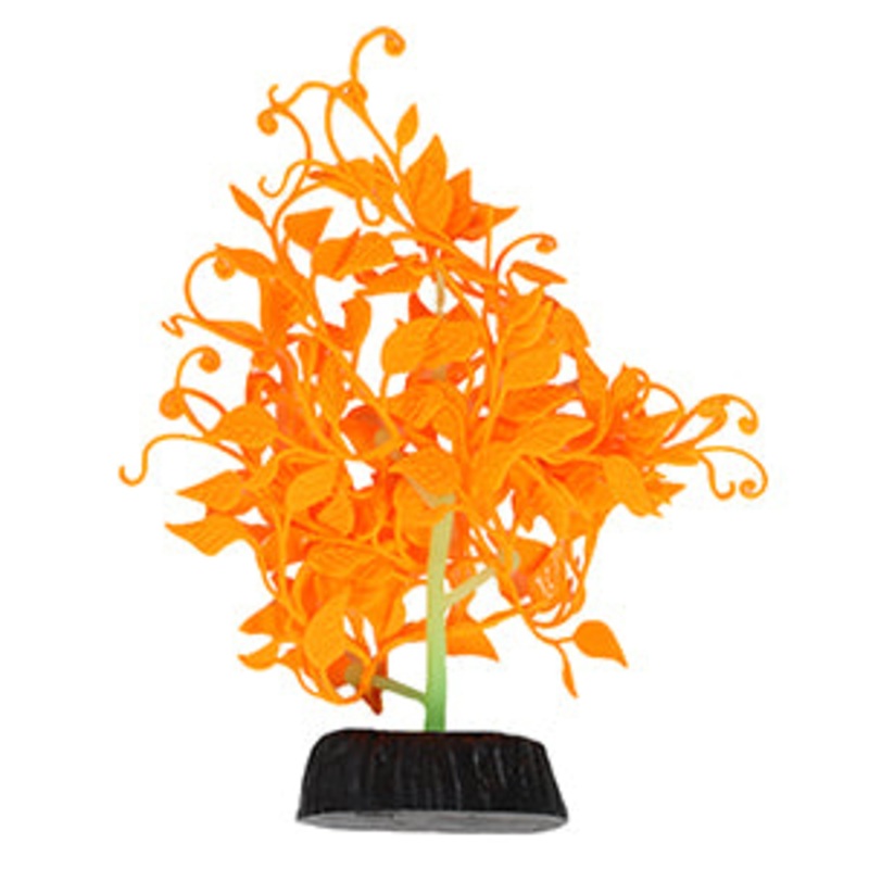 Penn Plax Flow Plant Fantasy Orange 5.5 inch