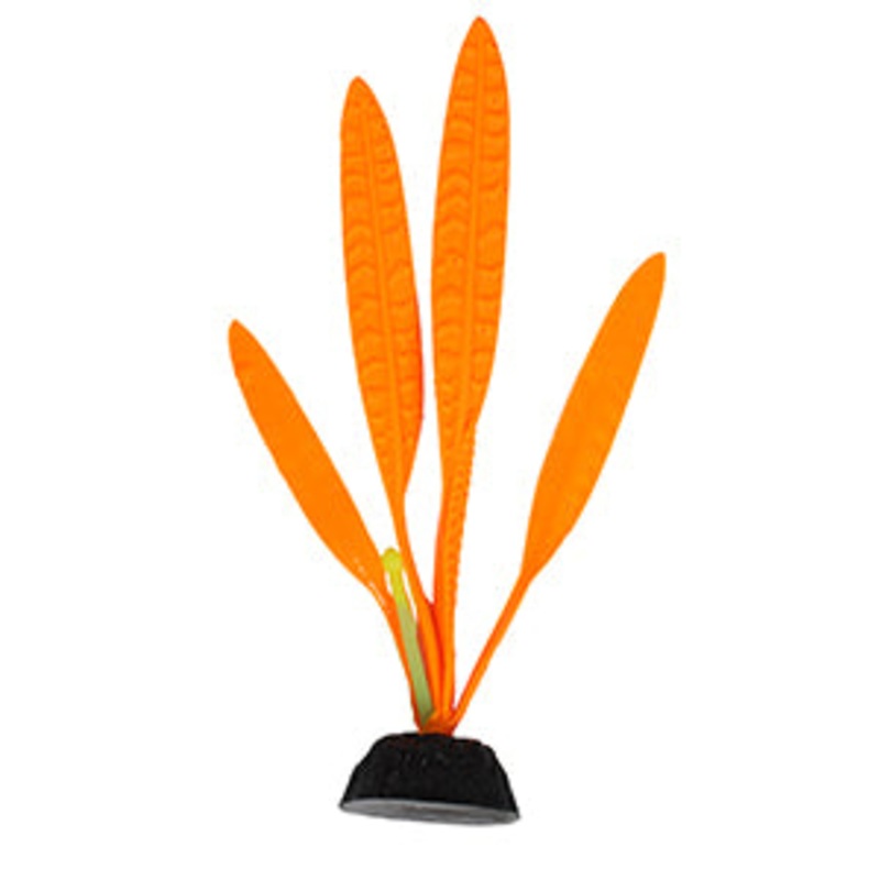 Penn Plax Flow Plant Madagascar Lace Orange 7.5 inch