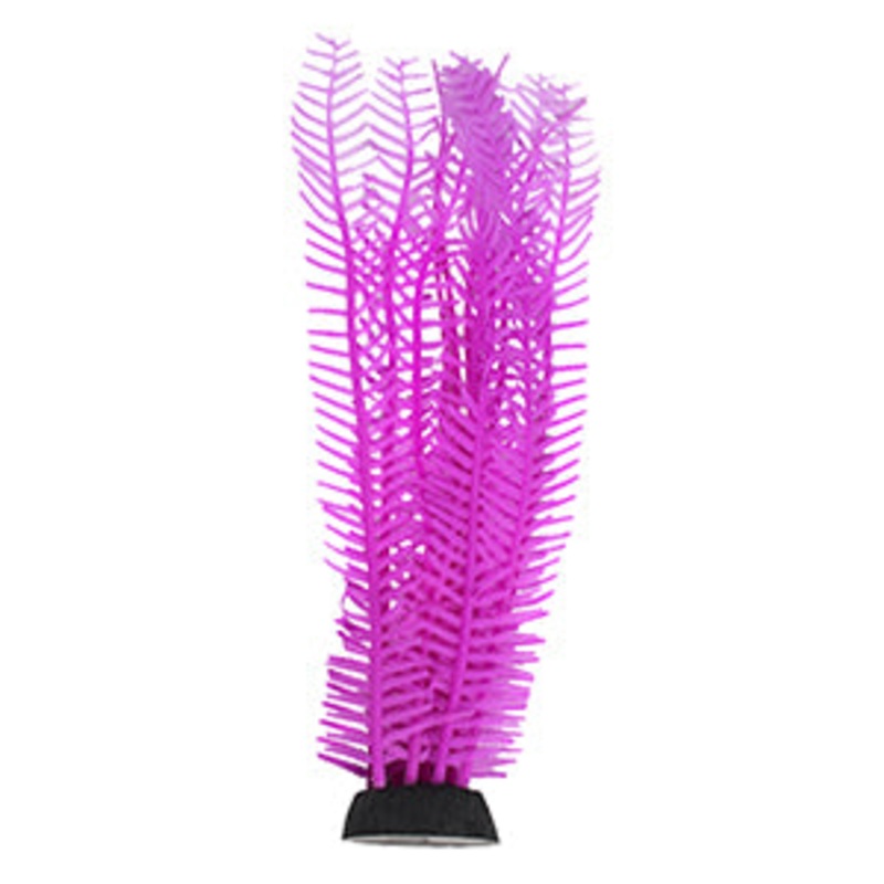 Penn Plax Flow Plant Wavy Fern Purple 11 inch
