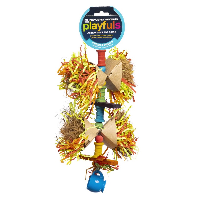 Prevue Pet Playfuls Party Popper Bird Toy