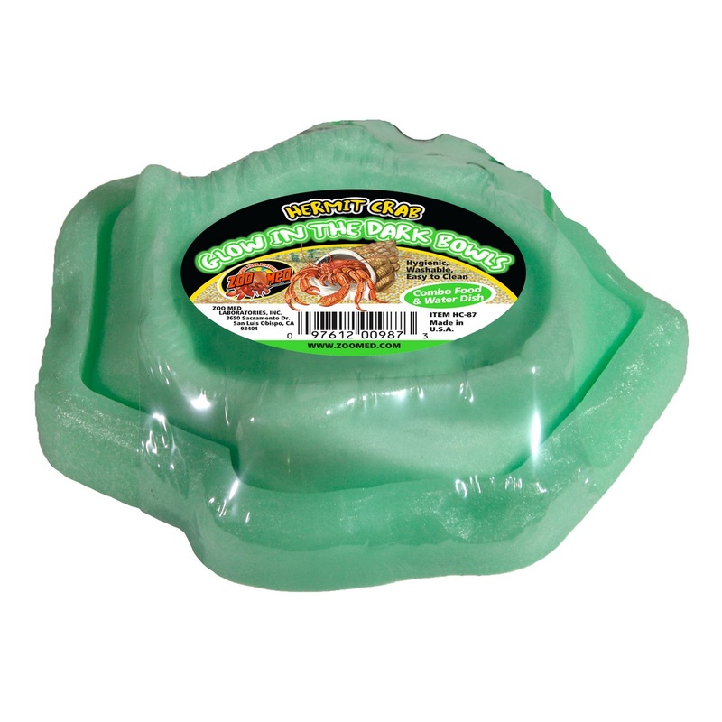 Zoo Med Hermit Crab Bright Bowls Glow In Dark