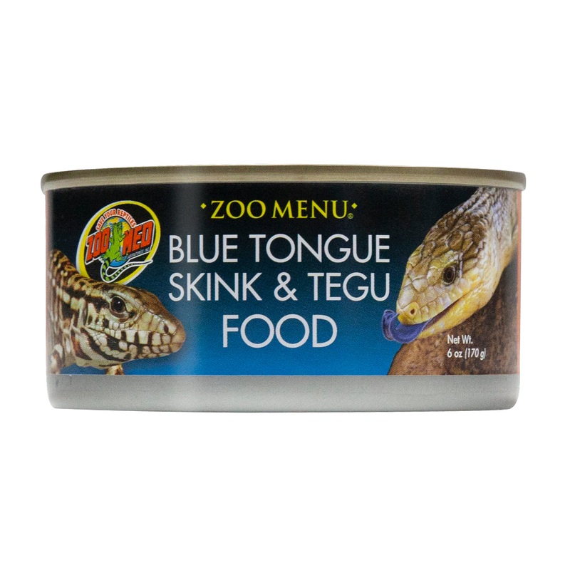 Zoo Menu Blue Tongue Skink & Tegu Food 6 oz.