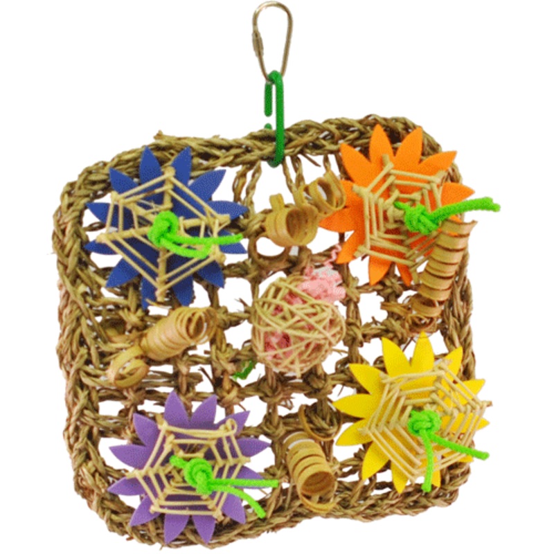 A&E Happy Beaks Deluxe Vine Mat Bird Toy Small