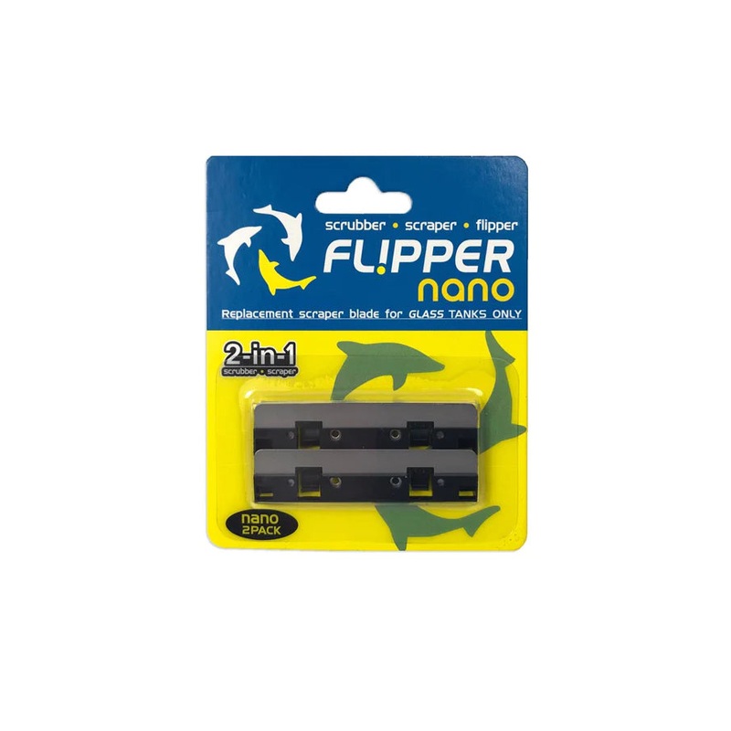 Flipper Nano Stainless Steel Replacement Blades for Glass Tanks