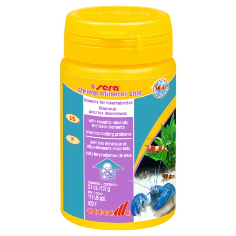 Sera Shrimp Mineral Salt 3.7 oz.