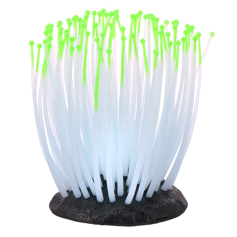 Underwater Treasures Glowing Anemone Green Small
