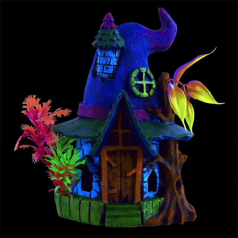 Underwater Treasures Glowing Wizard House