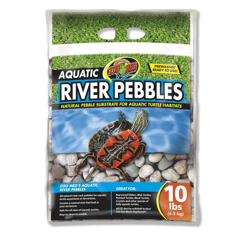 Zoo Med Aquatic River Pebbles 10 lb.