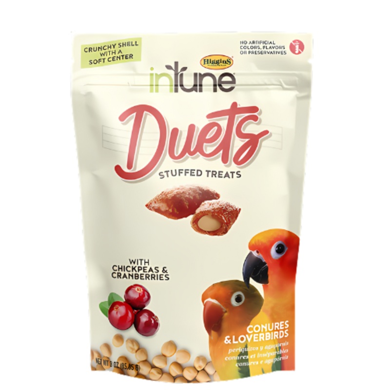 Higgins Intune Duets Chickpeas & Cranberries Bird Treat 3 oz.