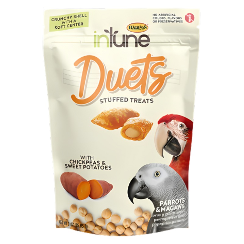 Higgins Intune Duets Chickpeas & Sweet Potatoes Bird Treat 3 oz.
