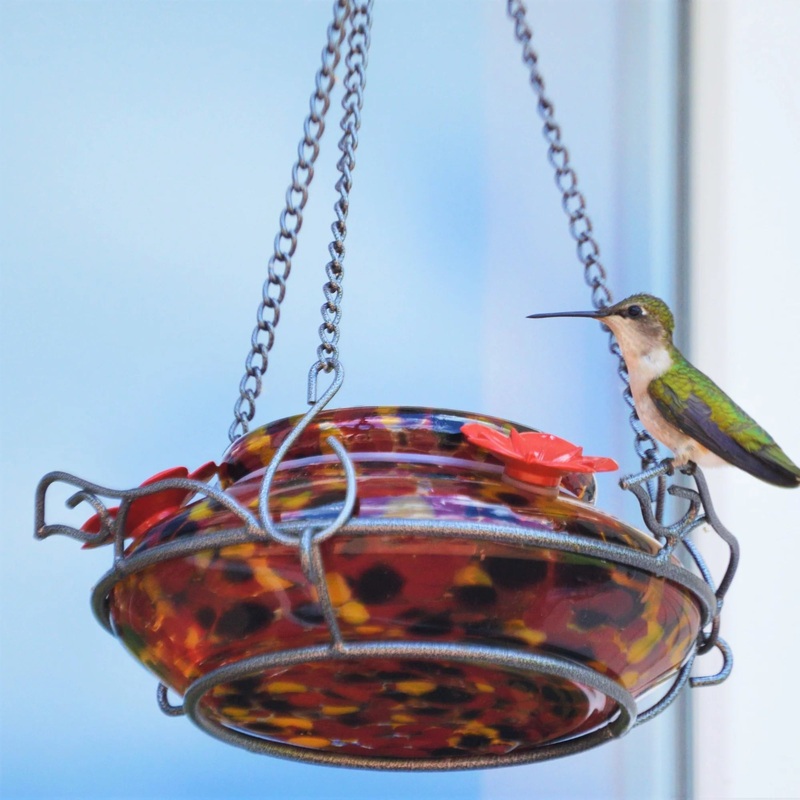 Nature's Way Garden Top-Fill Hummingbird Feeder Molten